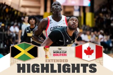Jamaica 🇯🇲 v Canada 🇨🇦 | Extended Highlights | FIBA Basketball World Cup 2027 Americas Qualifiers