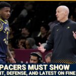 What Indiana Pacers MUST show that they've struggled with recently | Young players + $100k fine chat
