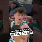HIGHLIGHTS: Hugo González makes Celtics history with a BIG game ☘️ #hugogonzalez #bostonceltics #nba