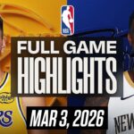 LAKERS vs PELICANS FULL GAME HIGHLIGHTS MARCH 3, 2025 NBA HIGHLIGHTS TODAY | NBA 2K26 GAMEPLAY