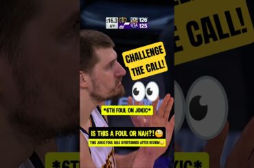 Jokic got SAVED by the REFS😭