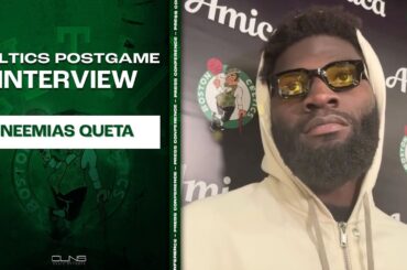Neemias Queta REACTS to Career Night | Celtics vs 76ers Postgame