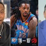FIRST TAKE | I WAS WRONG ABOUT Thunder - Stephen A. reacts to OKC beat Raptors 116-107 without SGA