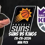 Phoenix Suns vs Sacramento Kings 3/3/26 NBA Free Picks & Prediction | NBA Betting Tips