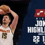 Nikola Jokić Game Highlights DEN Win vs. UTA