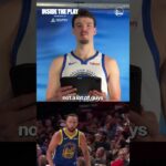 Quinten Post Breaks Down his Between-The-Legs Pass to Stephen Curry || #shorts