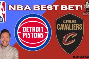 Detroit Pistons vs Cleveland Cavaliers NBA Picks and Predictions Today | Nolan's Best NBA Bets