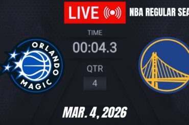 NBA LIVE! Golden State Warriors vs Orlando Magic | March 4, 2026 Warriors vs Magic | 2K26