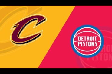 Cleveland Cavaliers vs Detroit Pistons LIVE Play by Play & Reactions!