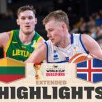 Lithuania 🇱🇹 v Iceland 🇮🇸 | Extended Highlights | FIBA Basketball World Cup 2027 European Qualifiers