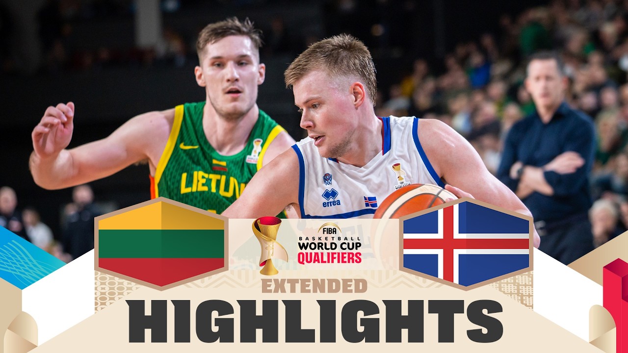 Lithuania 🇱🇹 v Iceland 🇮🇸 | Extended Highlights | FIBA Basketball World Cup 2027 European Qualifiers
