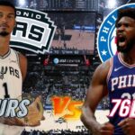 San Antonio Spurs vs Philadelphia 76ers Live Play by Play & Scoreboard