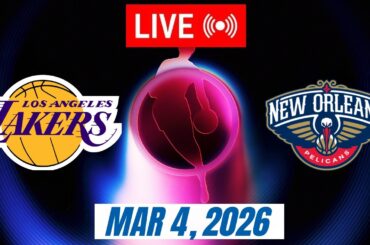 NBA LIVE! Los Angeles Lakers vs New Orleans Pelicans March 4,2026 | 2026 NBA Season Live 2K