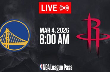 NBA LIVE! Golden State Warriors  vs Houston Rockets | March 4, 2025 | NBA Today NBA 2K26 Gameplay