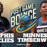 Post Game Bounce: Memphis Grizzlies vs Minnesota Timberwolves