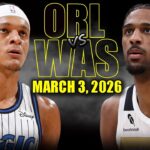 Orlando Magic vs Washington Wizards Full Game Highlights – March 3, 2026 | NBA Season