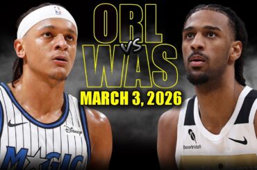 Orlando Magic vs Washington Wizards Full Game Highlights – March 3, 2026 | NBA Season