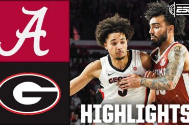 Alabama Crimson Tide vs. Georgia Bulldogs | Full Game Highlights | ESPN College Basketball