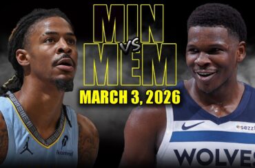 Minnesota Timberwolves vs Memphis Grizzlies Full Game Highlights – March 3, 2026 | NBA Season
