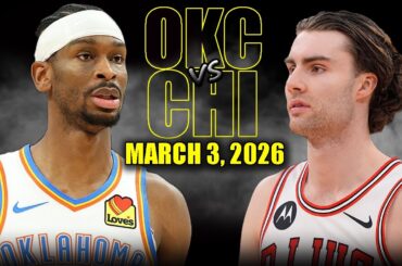 Oklahoma City Thunder vs Chicago Bulls Full Game Highlights – March 3, 2026 | NBA Season