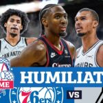 Sixers EMBARRASSED At Home By Wembanyama, Spurs In UGLY Performance | PHLY Sixers Podcast
