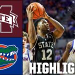 Mississippi State Bulldogs vs. Florida Gators | Full Game Highlights | ESPN College Basketball
