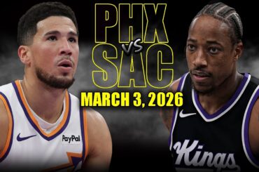 Phoenix Suns vs Sacramento Kings Full Game Highlights – March 3, 2026 | NBA Season