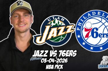 Utah Jazz vs Philadelphia 76ers 3/4/26 NBA Free Picks & Prediction | NBA Betting Tips