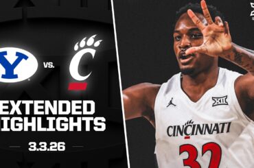 BYU vs. Cincinnati Extended Highlights | 2025-26 Big 12 Men's Basketball