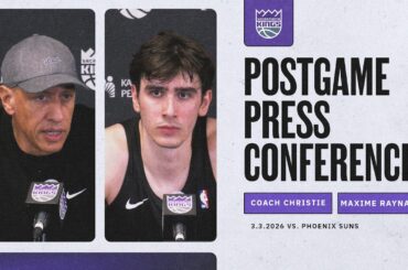 Maxime Raynaud & Coach Christie | Postgame Interviews 3.3.2026