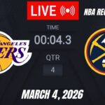 NBA LIVE! Los Angeles Lakers vs Denver Nuggets |March 4, 2026 | Lakers vs Nuggets 2K26