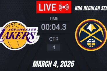 NBA LIVE! Los Angeles Lakers vs Denver Nuggets |March 4, 2026 | Lakers vs Nuggets 2K26