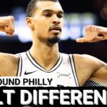 SPURS POSTCAST: San Antonio, Wembanyama FLEX MUSCLE in Blowout of 76ers | 8-1 Rodeo Road Trip!