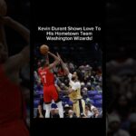 Kevin Durant Shows Love To His Hometown Team Washington Wizards #wizards #kevindurant #nba #dc