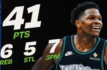 Anthony Edwards GOES OFF For 41 PTS & 7 3PM in Dominant Win | March 3, 2026