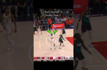 Kuminga is balling in Atlanta🥀 #shorts