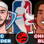 OKC Thunder vs Chicago Bulls NBA Basketball Live Game Cast & Chat
