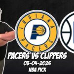 Indiana Pacers vs Los Angeles Clippers 3/4/26 NBA Free Picks & Prediction | NBA Betting Tips