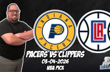Indiana Pacers vs Los Angeles Clippers 3/4/26 NBA Free Picks & Prediction | NBA Betting Tips
