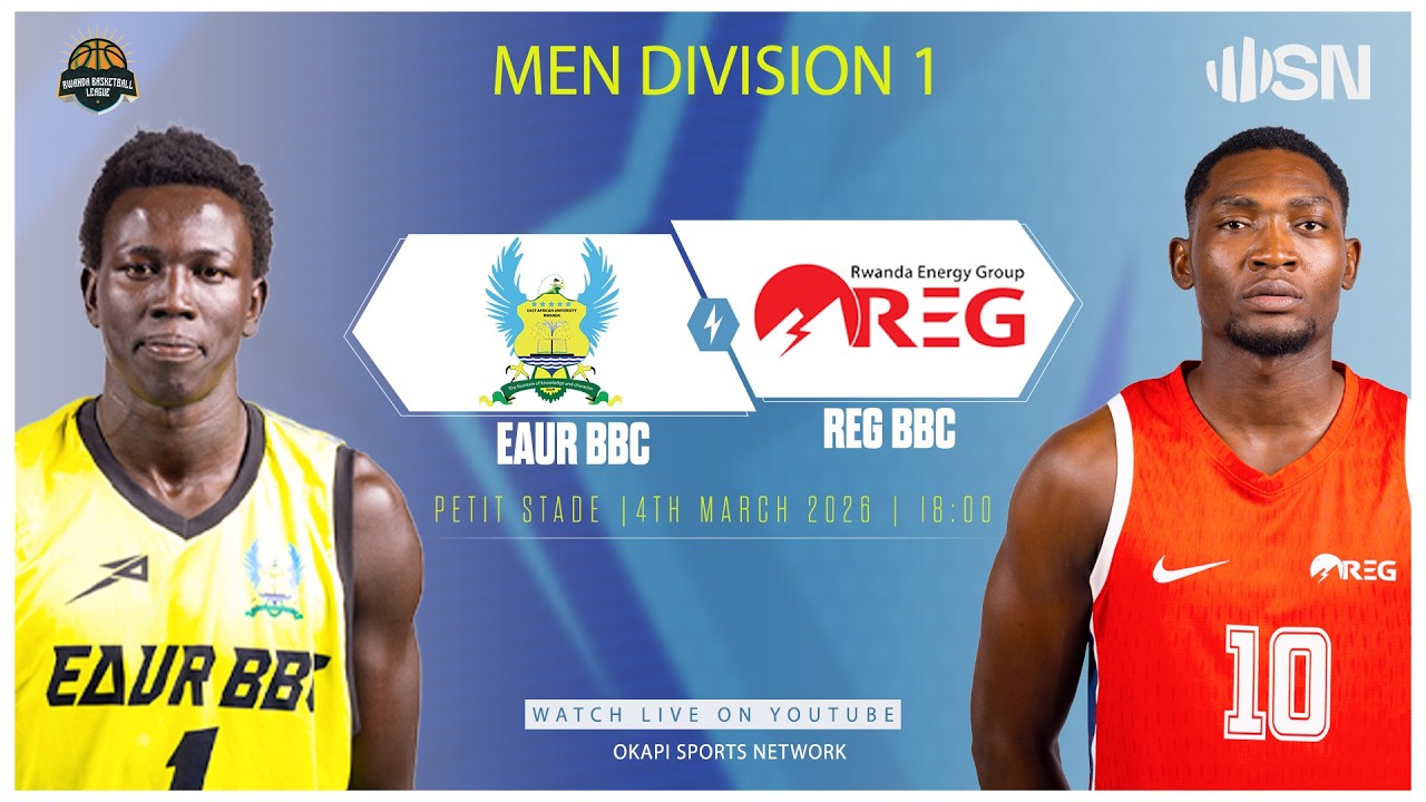EAUR BBC vs REG BBC | Rwanda Men's Division One Basketball - 4th March@ PETIT STADE