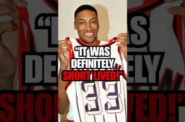 Scottie Pippen TELLS A STORY of being TRADED to Houston Rockets & WHY it DIDN’T work!🔥#shorts #nba