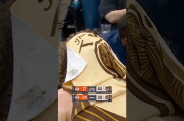 Podz going through it after a blown lead 😳