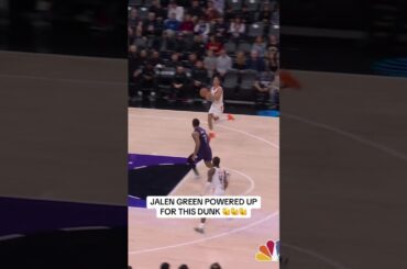 Jalen Green FEROCIOUS slam 💥