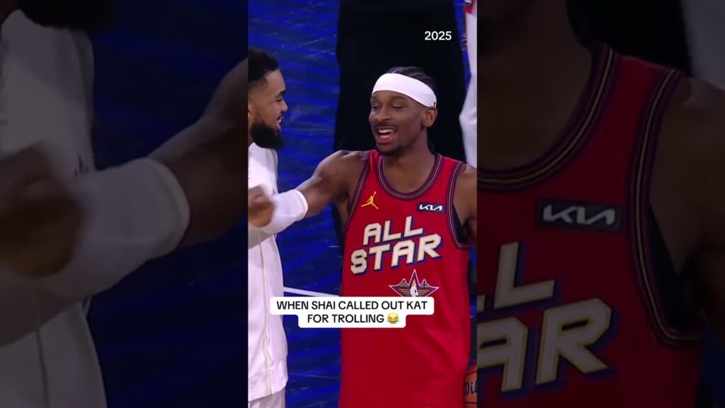 SGA impersonating KAT is too funny 😂 They matchup tonight in MSG 👀