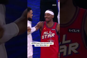 SGA impersonating KAT is too funny 😂 They matchup tonight in MSG 👀