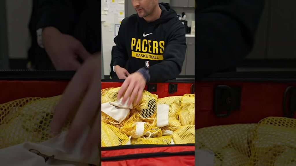 Preparing for a Four-Game, Eight-Day West Coast Road Trip with Pacers Equipmen Staff ✈