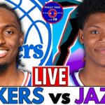 Philadelphia 76ers vs Utah Jazz Live Stream Play-By-Play & Scoreboard
