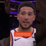 "100% He should be." 🗣️ Devin Booker on Collin Gillespie in the running for MIP #shorts