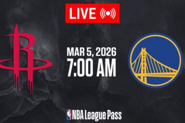 NBA LIVE! Houston Rockets vs Golden State Warriors | March 5, 2025 | NBA Today NBA 2K26 Gameplay