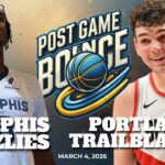 Post Game Bounce: Memphis Grizzlies vs Portland Trailblazers